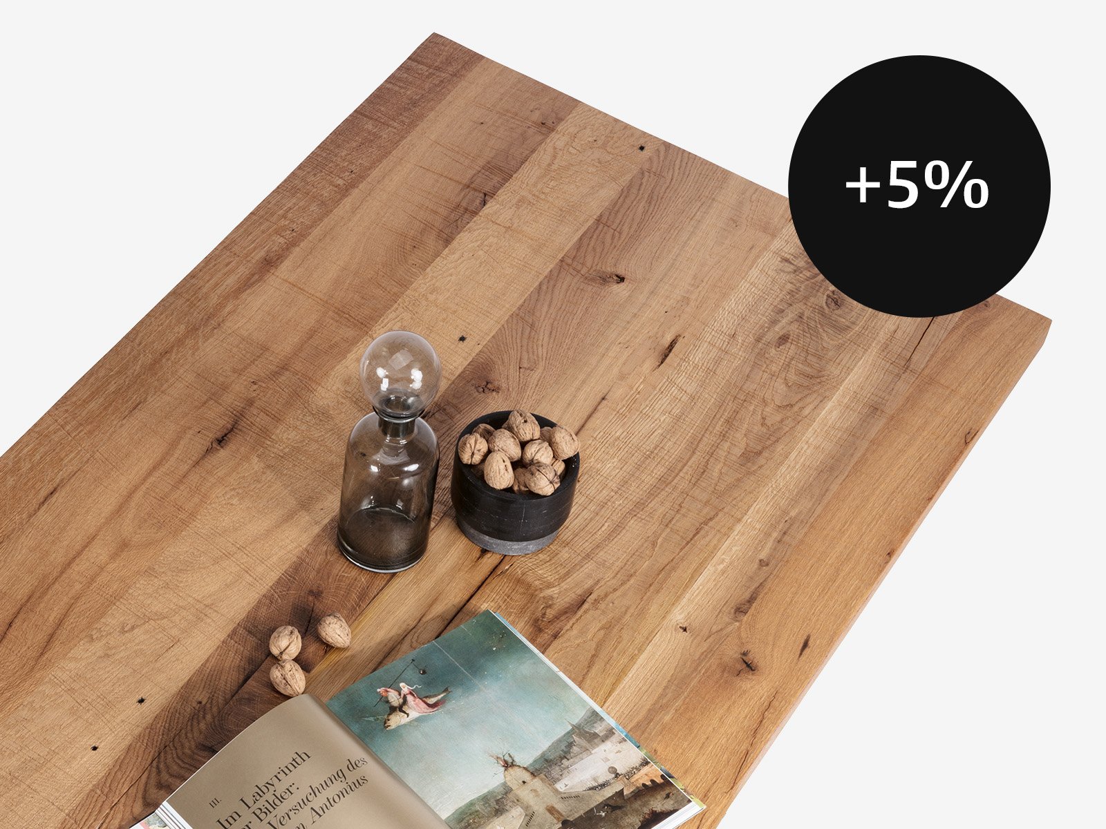 Holzstruktur — extra fein (Ohne Zapfstellen & ohne großen Risse)